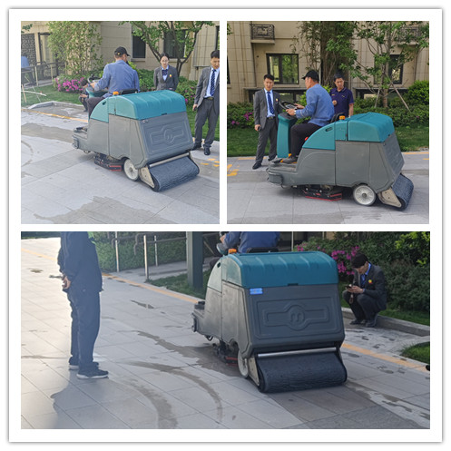 暴雨過后,我們該如何使用洗地車清理地面的污水